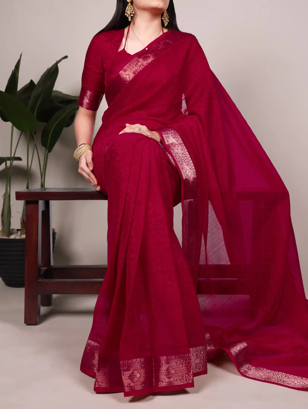 YNF 7911 Red Poly Shimmer Saree Perfect for Wedding, Party, Ganesh Chaturthi, Bridal Wear, Temple Visit –. Available at ₹1499 only. Delivery 4-6 Workin | Designer Sarees, Sarees, Bollywood Sarees, Creative Sarees, Embroidered Sarees, Ethnic Saree, Modern Digital sarees, Party Wear Sarees