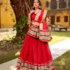 LNB 1903 Red Pure Chanderi (Naylon) Lehenga Choli Perfect for Wedding, Party, Bridal Wear, Temple Visit, Traditional Day – . Get it for ₹2499. Delivery | Lehenga, Bollywood Lehenga, Creative Lehenga, Designer Lehenga, Embroidered Lehenga, Party Wear Lehenga