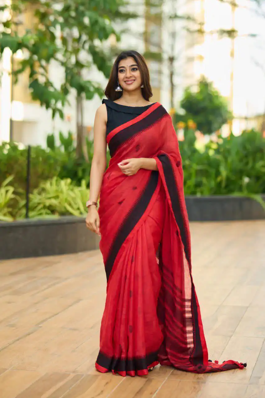KPR 251 Red Soft Lilan Slab Saree Perfect for Wedding, Party, Temple Visit, Sangeet, Pooja – . Festive Deal ₹1349. Delivery 4-6 Working Days. Shop now. | Sarees, Bollywood Sarees, Creative Sarees, Designer Sarees, Embroidered Sarees, Ethnic Saree, Modern Digital sarees, Party Wear Sarees