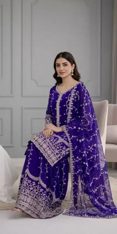 SSR 533 Royal Blue Color Fendy Silk Salwar Suit with Embroidery Work. Affordable Price ₹2149. Delivery 4-6 Working Days. Shop now. | Jump Suits, Salwar suit, Casual Suits, Creative suits, Designer Suits, Palazzo Suits, Party Wear Suits, Patiala Suits, Straight Suits