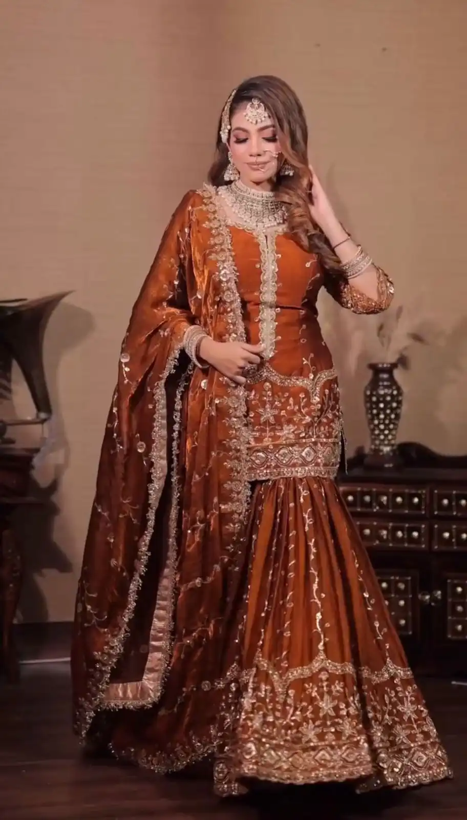 SSR 533 Rust Color Fendy Silk Salwar Suit with Embroidery Work. Affordable Price ₹2149. Delivery 4-6 Working Days. Shop now. | Jump Suits, Salwar suit, Casual Suits, Creative suits, Designer Suits, Palazzo Suits, Party Wear Suits, Patiala Suits, Straight Suits