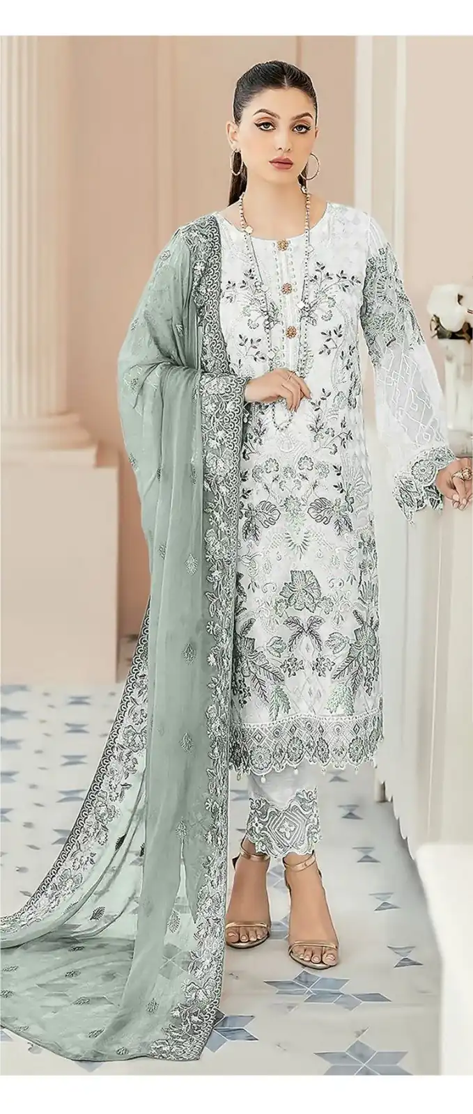DS SF 123 Sea Green Georgette Salwar Suit Perfect for Wedding, Party, Family Gatherings, Lohri, Mehendi – . Now at just ₹1949. Delivery 4-6 Working Days. | Jump Suits, Tops & Bottoms, Track Suits, Salwar suit, Casual Suits, Creative suits, Designer Suits, Palazzo Suits, Party Wear Suits, Patiala Suits, Straight Suits, Trendy Wear