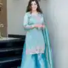 SSR 531 Sky Blue Jimmy Choo Salwar Suit Perfect for Wedding, Party, Baby Shower, Durga Puja, Engagement – . Get it for ₹1949. Delivery 4-6 Working Days. | Jump Suits, Salwar suit, Casual Suits, Creative suits, Designer Suits, Palazzo Suits, Party Wear Suits, Patiala Suits, Straight Suits