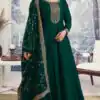 DS V 67741 Teal Silk Georgette Salwar Suit with Embroidery Work. Available at ₹2549 only. Delivery 4-6 Working Days. Shop now. | Jump Suits, Tops & Bottoms, Track Suits, Salwar suit, Casual Suits, Creative suits, Designer Suits, Palazzo Suits, Party Wear Suits, Patiala Suits, Straight Suits, Trendy Wear
