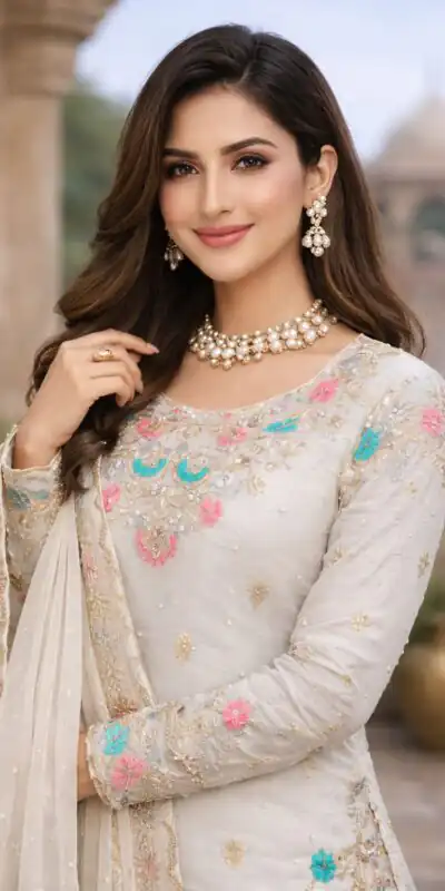 RTC 5956 White Organza Silk Salwar Suit Perfect for Wedding, Party, Mehendi, Lohri, Housewarming – . Special Price ₹3049. Delivery 4-6 Working Days. | Jump Suits, Tops & Bottoms, Track Suits, Salwar suit, Casual Suits, Creative suits, Designer Suits, Palazzo Suits, Party Wear Suits, Patiala Suits, Straight Suits, Trendy Wear