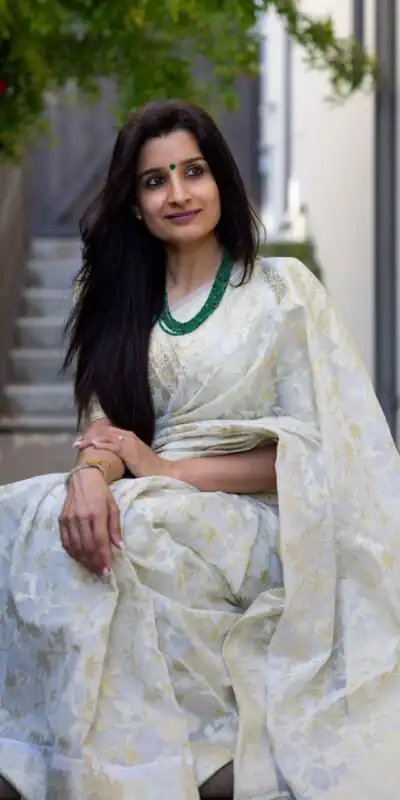 KPR 222 White in Color Soft Lichi Silk. Designer Work Saree Available at ₹1399 only. Delivery 4-6 Working Days. Shop now. | Designer Sarees, Sarees, Bollywood Sarees, Creative Sarees, Embroidered Sarees, Ethnic Saree, Modern Digital sarees, Party Wear Sarees