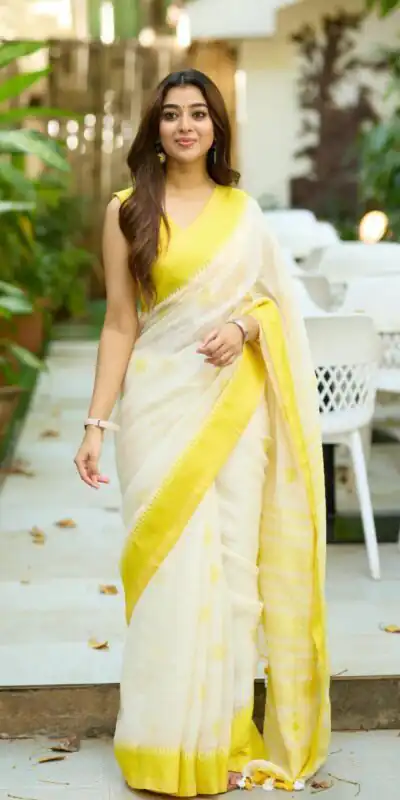 KPR 251 White Soft Lilan Slab Saree Perfect for Wedding, Party, Temple Visit, Sangeet, Pooja – . Festive Deal ₹1349. Delivery 4-6 Working Days. Shop now. | Sarees, Bollywood Sarees, Creative Sarees, Designer Sarees, Embroidered Sarees, Ethnic Saree, Modern Digital sarees, Party Wear Sarees