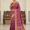 MS 546 Wine in Color Banarasi Silk Zari Work All Over Saree . Available at ₹1649 only. Delivery 4-6 Working Days. Shop now. | Designer Sarees, Embroidered Sarees, Sarees, Bollywood Sarees, Creative Sarees, Ethnic Saree, Modern Digital sarees, Party Wear Sarees