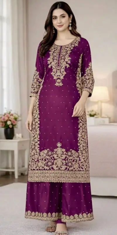 SSR 535 Wine Color in Organza Silk Embroidery Work Salwar Suit . Available at ₹2399 only. Delivery 4-6 Working Days. Shop now. | Jump Suits, Tops & Bottoms, Track Suits, Salwar suit, Casual Suits, Creative suits, Designer Suits, Palazzo Suits, Party Wear Suits, Patiala Suits, Straight Suits, Trendy Wear