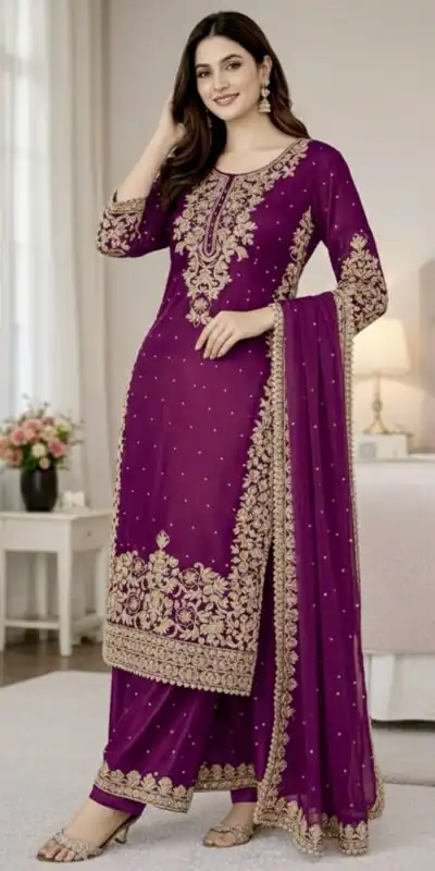 SSR 535 Wine Color in Organza Silk Embroidery Work Salwar Suit . Available at ₹2399 only. Delivery 4-6 Working Days. Shop now. | Jump Suits, Tops & Bottoms, Track Suits, Salwar suit, Casual Suits, Creative suits, Designer Suits, Palazzo Suits, Party Wear Suits, Patiala Suits, Straight Suits, Trendy Wear
