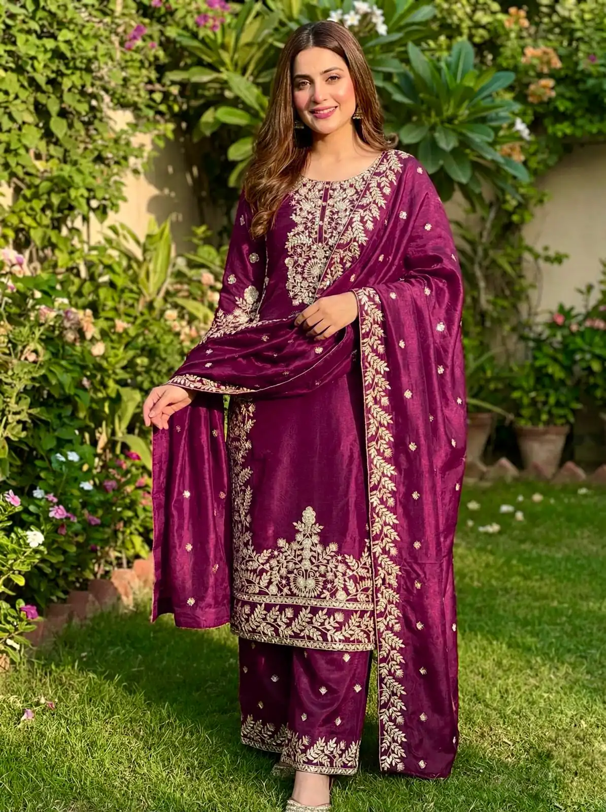 SRK 5316 Wine Organza Silk Salwar Suit Perfect for Wedding, Party, Makar Sankranti, Eid, Durga Puja – . Affordable Price ₹2149. Delivery 4-6 Workin | Jump Suits, Tops & Bottoms, Track Suits, Salwar suit, Casual Suits, Creative suits, Designer Suits, Palazzo Suits, Party Wear Suits, Patiala Suits, Straight Suits, Trendy Wear