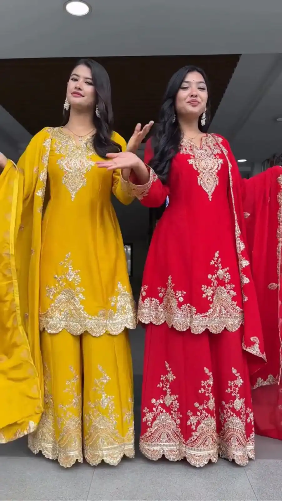 KD 1542 Yellow in Color Faux Georgette Thread Embroidery Salwar Suit . Festive Deal ₹2399. Delivery 4-6 Working Days. Shop now. | Jump Suits, Tops & Bottoms, Track Suits, Salwar suit, Casual Suits, Creative suits, Designer Suits, Palazzo Suits, Party Wear Suits, Patiala Suits, Straight Suits, Trendy Wear