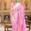 KPR 208 Baby Pink in Color Soft Lichi Silk Designer Work Saree . Available at ₹1399 only. Delivery 4-6 Working Days. Shop now. | Designer Sarees, Sarees, Bollywood Sarees, Creative Sarees, Embroidered Sarees, Ethnic Saree, Modern Digital sarees, Party Wear Sarees