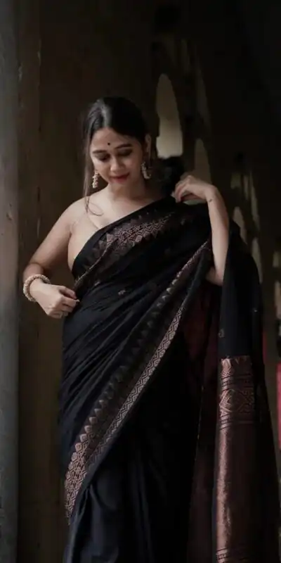 KP 6012 Black in Soft Lichi Silk Lace Border & Lace Work Saree . Available at ₹1399 only. Delivery 4-6 Working Days. Shop now. | Designer Sarees, Sarees, Bollywood Sarees, Creative Sarees, Embroidered Sarees, Ethnic Saree, Modern Digital sarees, Party Wear Sarees