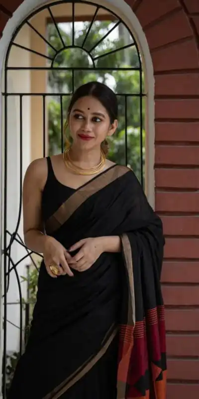 KPR 209 Black Soft Lilan Slab Saree with Lace Border & Lace Work. Now at just ₹1449. Delivery 4-6 Working Days. Shop now. | Designer Sarees, Sarees, Bollywood Sarees, Creative Sarees, Embroidered Sarees, Ethnic Saree, Modern Digital sarees, Party Wear Sarees