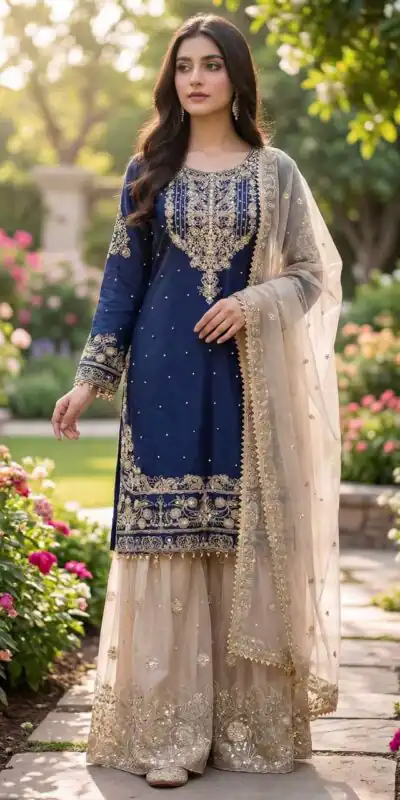 SR 1694 Blue Organza Silk Salwar Suit with Embroidery Work & Lace Work. Exclusive Offer ₹1999. Delivery 4-6 Working Days. Shop now. | Jump Suits, Salwar suit, Casual Suits, Creative suits, Designer Suits, Palazzo Suits, Party Wear Suits, Patiala Suits, Straight Suits