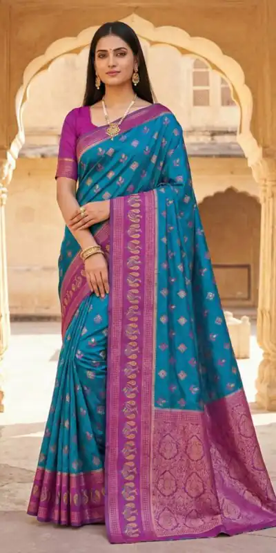 MB 6134 Blue in Color Pochampalli Silk Lace Work & Zari Work Saree . Get it for ₹2099. Delivery 4-6 Working Days. Shop now. | Designer Sarees, Sarees, Bollywood Sarees, Creative Sarees, Embroidered Sarees, Ethnic Saree, Modern Digital sarees, Party Wear Sarees