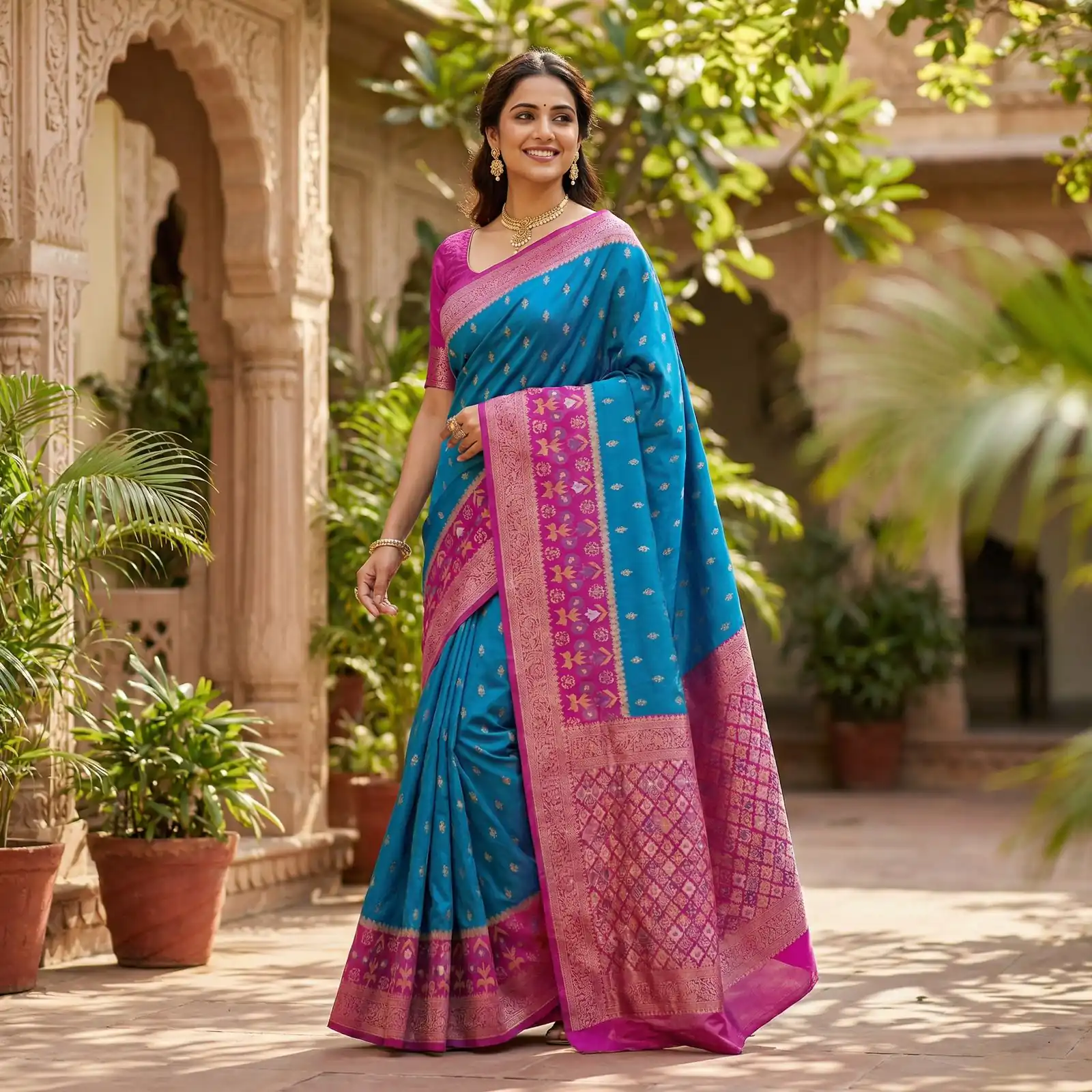 MB 6140 Blue in Color Pochampalli Silk Lace Work & Zari Work Saree . Get it for ₹2049. Delivery 4-6 Working Days. Shop now. | Designer Sarees, Sarees, Bollywood Sarees, Creative Sarees, Embroidered Sarees, Ethnic Saree, Modern Digital sarees, Party Wear Sarees