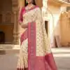MB 6134 Cream in Color Pochampalli Silk Lace Work & Zari Work Saree . Get it for ₹2099. Delivery 4-6 Working Days. Shop now. | Designer Sarees, Sarees, Bollywood Sarees, Creative Sarees, Embroidered Sarees, Ethnic Saree, Modern Digital sarees, Party Wear Sarees