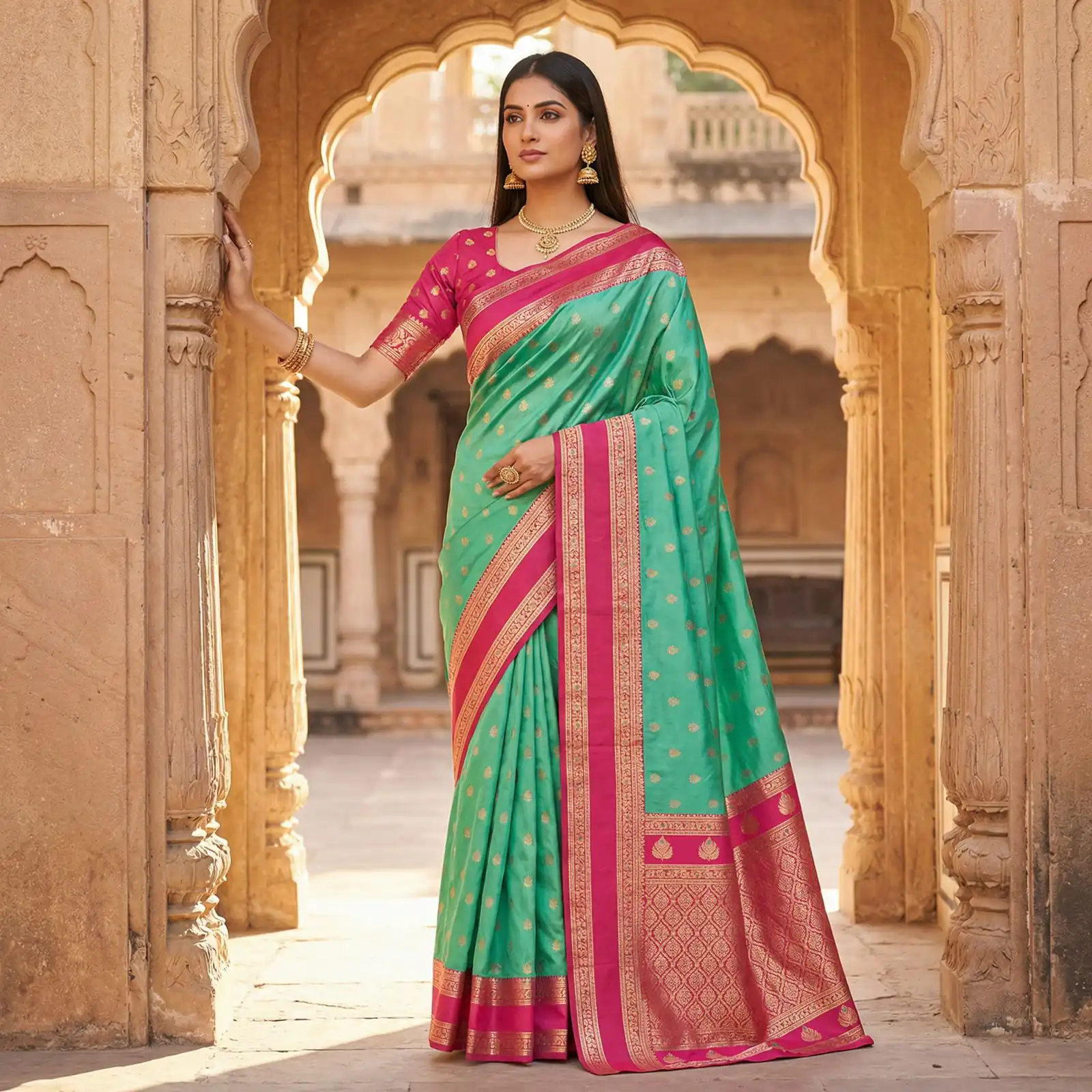 MB 3324 Firozi in Color Banarasi Silk Zari Work & Lace Work Saree . Now at just ₹1949. Delivery 4-6 Working Days. Shop now. | Designer Sarees, Sarees, Bollywood Sarees, Creative Sarees, Embroidered Sarees, Ethnic Saree, Modern Digital sarees, Party Wear Sarees