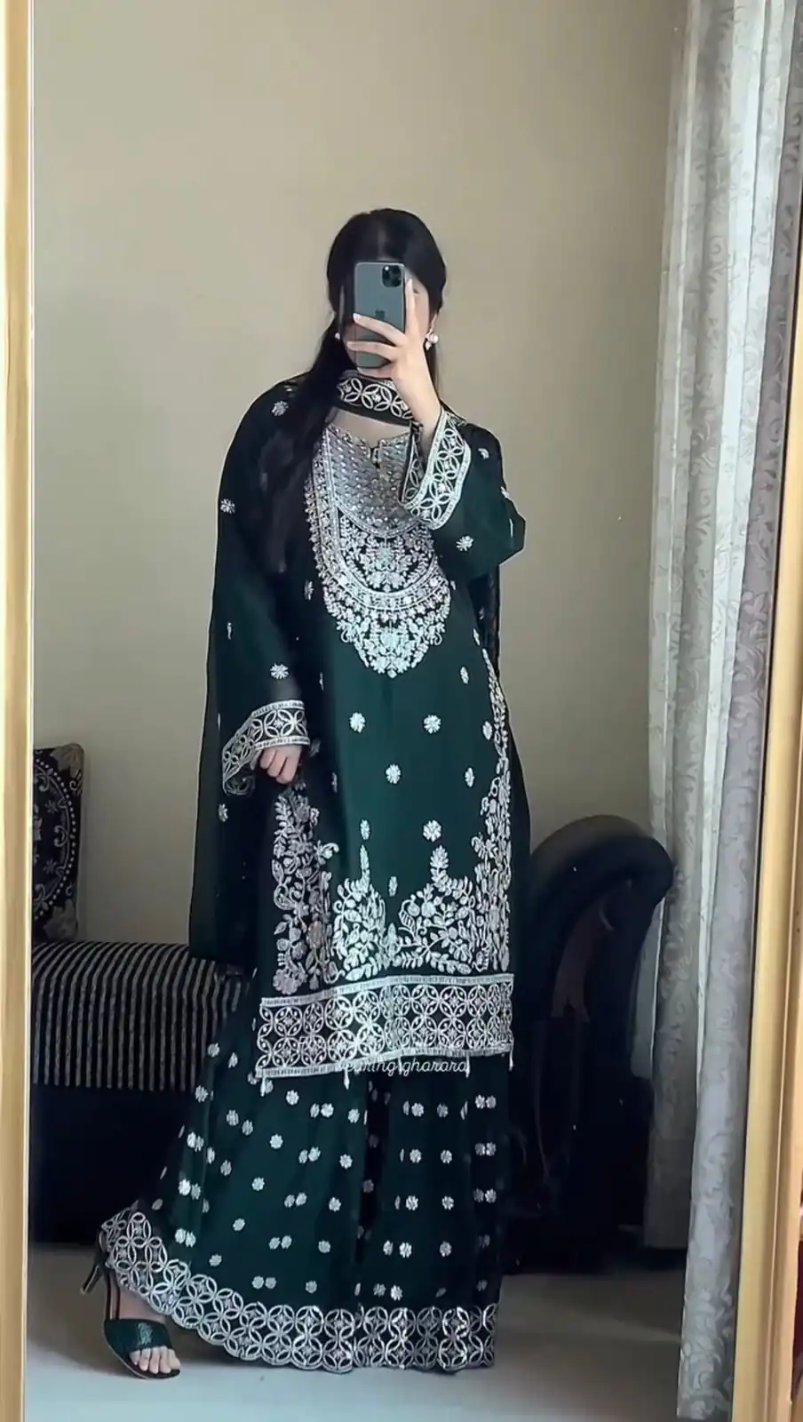 KD 1561 Green Faux Georgette Salwar Suit Perfect for Wedding, Party, Holi, Haldi, Sangeet – . Best Price ₹2399. Delivery 4-6 Working Days. Shop now. | Jump Suits, Salwar suit, Casual Suits, Creative suits, Designer Suits, Palazzo Suits, Party Wear Suits, Patiala Suits, Straight Suits