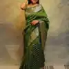 KPR 218 Green in Soft Lichi Silk Lace Border & Lace Work Saree . Exclusive Offer ₹1349. Delivery 4-6 Working Days. Shop now. | Designer Sarees, Sarees, Bollywood Sarees, Creative Sarees, Embroidered Sarees, Ethnic Saree, Modern Digital sarees, Party Wear Sarees
