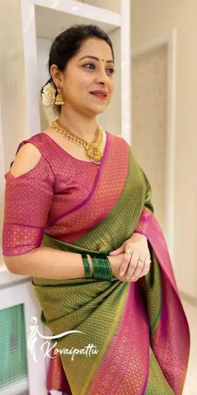 KPR 149 Green in Soft Lichi Silk Lace Work & Lace Border Saree. Affordable Price ₹1449. Delivery 4-6 Working Days. Shop now. | Designer Sarees, Sarees, Bollywood Sarees, Creative Sarees, Embroidered Sarees, Ethnic Saree, Modern Digital sarees, Party Wear Sarees