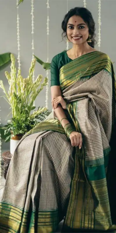 KPR 247 Green Soft Lichi Silk Saree Perfect for Wedding, Party, Raksha Bandhan, Sangeet, Eid – . Get it for ₹1499. Delivery 4-6 Working Days. | Designer Sarees, Sarees, Bollywood Sarees, Creative Sarees, Embroidered Sarees, Ethnic Saree, Modern Digital sarees, Party Wear Sarees