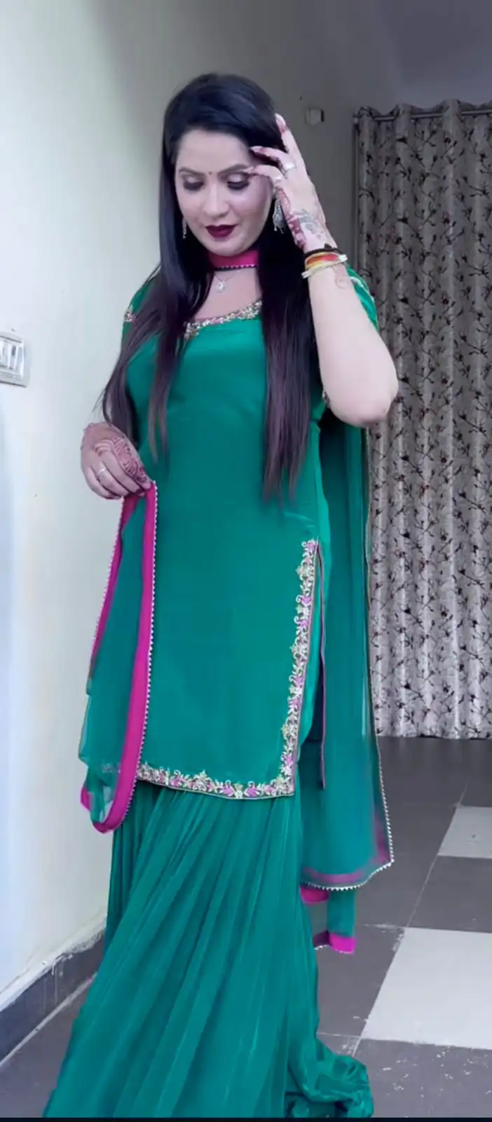 NF 1237 Green Natural Crap Salwar Suit Perfect for Wedding, Party, Sangeet, Karwa Chauth, Onam – . Festive Deal ₹1999. Delivery 4-6 Working Days. | Jump Suits, Tops & Bottoms, Track Suits, Salwar suit, Casual Suits, Creative suits, Designer Suits, Palazzo Suits, Party Wear Suits, Patiala Suits, Straight Suits, Trendy Wear