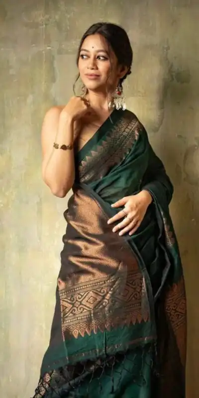 KP 6012 Green in Soft Lichi Silk Lace Border & Lace Work Saree . Available at ₹1399 only. Delivery 4-6 Working Days. Shop now. | Designer Sarees, Sarees, Bollywood Sarees, Creative Sarees, Embroidered Sarees, Ethnic Saree, Modern Digital sarees, Party Wear Sarees