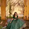 LNB 1201 Green Tasar Silk Lehenga Choli Perfect for Wedding, Party, Traditional Day, Sangeet, Housewarming – . Introductory Price ₹2499. Delivery 4- | Lehenga, Bollywood Lehenga, Creative Lehenga, Designer Lehenga, Embroidered Lehenga, Party Wear Lehenga