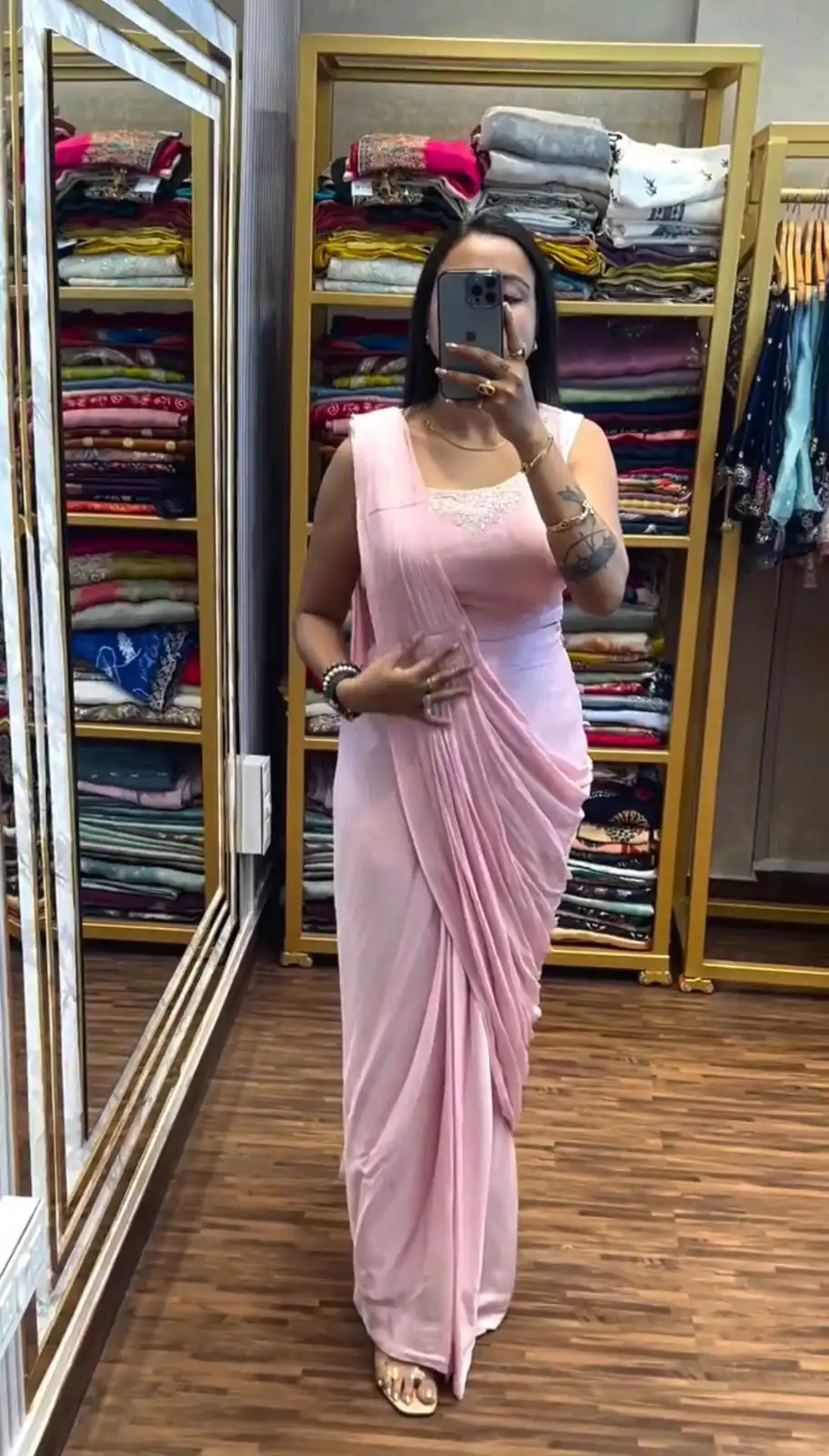 BB 58 Light Pink Chinon Silk Saree Perfect for Wedding, Party, Engagement, Baby Shower, Sangeet – . Available at ₹1999 only. Delivery 4-6 Working Day | Designer Sarees, Sarees, Bollywood Sarees, Creative Sarees, Embroidered Sarees, Ethnic Saree, Modern Digital sarees, Party Wear Sarees