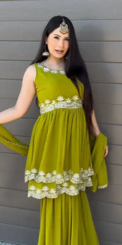 RTC 5860 Mahendi Color Faux Georgette Salwar with Lace Work. Affordable Price ₹1999. Delivery 4-6 Working Days. Shop now. | Jump Suits, Tops & Bottoms, Track Suits, Salwar suit, Casual Suits, Creative suits, Designer Suits, Palazzo Suits, Party Wear Suits, Patiala Suits, Straight Suits, Trendy Wear