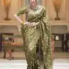 KPR 208 Mahendi in Color Soft Lichi Silk Designer Work Saree . Available at ₹1399 only. Delivery 4-6 Working Days. Shop now. | Designer Sarees, Sarees, Bollywood Sarees, Creative Sarees, Embroidered Sarees, Ethnic Saree, Modern Digital sarees, Party Wear Sarees