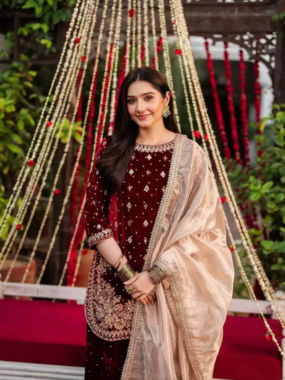 KF 1707 Maroon with Embroidery Work & Lace Work Viscose Velvet Salwar Suit . Introductory Price ₹2399. Delivery 4-6 Working Days. Shop now. | Jump Suits, Salwar suit, Casual Suits, Creative suits, Designer Suits, Palazzo Suits, Party Wear Suits, Patiala Suits, Straight Suits