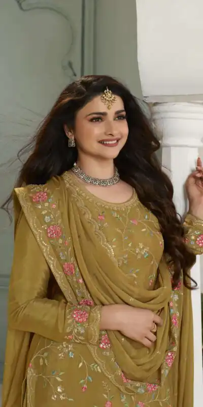 FC AVANTI 66301 Mustered Chinon Salwar Suit Perfect for Wedding, Party, Traditional Day, Durga Puja, Makar Sankranti – . Get it for ₹3049. Delivery 4-6 Wor | Jump Suits, Salwar suit, Casual Suits, Creative suits, Designer Suits, Palazzo Suits, Party Wear Suits, Patiala Suits, Straight Suits