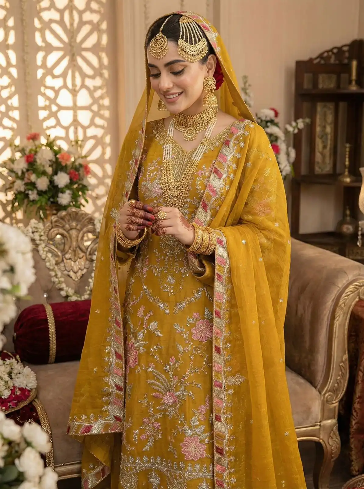 SRK 5321 Mustered Crunchy Silk Salwar Suit Perfect for Wedding, Party, Eid, Sangeet, Cultural Events – . Exclusive Offer ₹2499. Delivery 4-6 Working Days. | Jump Suits, Salwar suit, Casual Suits, Creative suits, Designer Suits, Palazzo Suits, Party Wear Suits, Patiala Suits, Straight Suits
