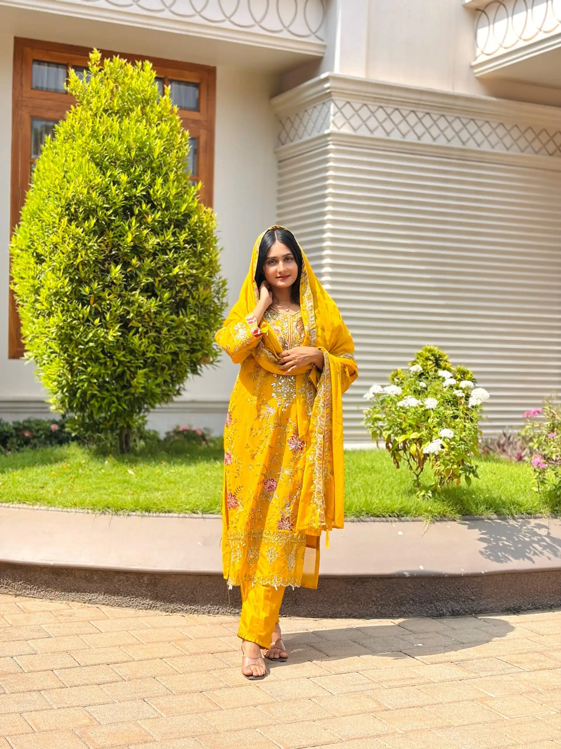 SRK 5321 Mustered Crunchy Silk Salwar Suit Perfect for Wedding, Party, Eid, Sangeet, Cultural Events – . Exclusive Offer ₹2499. Delivery 4-6 Working Days. | Jump Suits, Salwar suit, Casual Suits, Creative suits, Designer Suits, Palazzo Suits, Party Wear Suits, Patiala Suits, Straight Suits