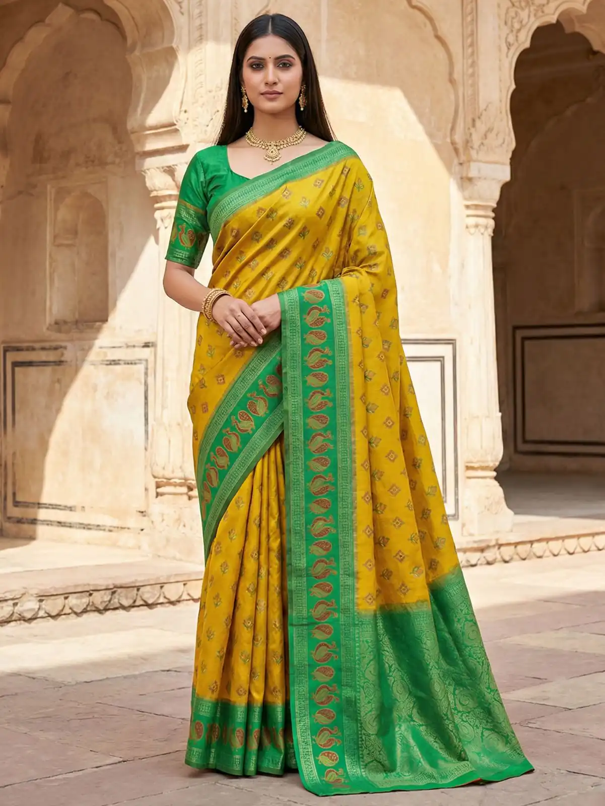 MB 6134 Mustered in Color Pochampalli Silk Lace Work & Zari Work Saree . Get it for ₹2099. Delivery 4-6 Working Days. Shop now. | Designer Sarees, Sarees, Bollywood Sarees, Creative Sarees, Embroidered Sarees, Ethnic Saree, Modern Digital sarees, Party Wear Sarees