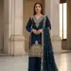 BE 444 Navy Blue Color Organza Silk Salwar Suit with Embroidery Work. Special Price ₹2099. Delivery 4-6 Working Days. Shop now. | Jump Suits, Salwar suit, Casual Suits, Creative suits, Designer Suits, Palazzo Suits, Party Wear Suits, Patiala Suits, Straight Suits