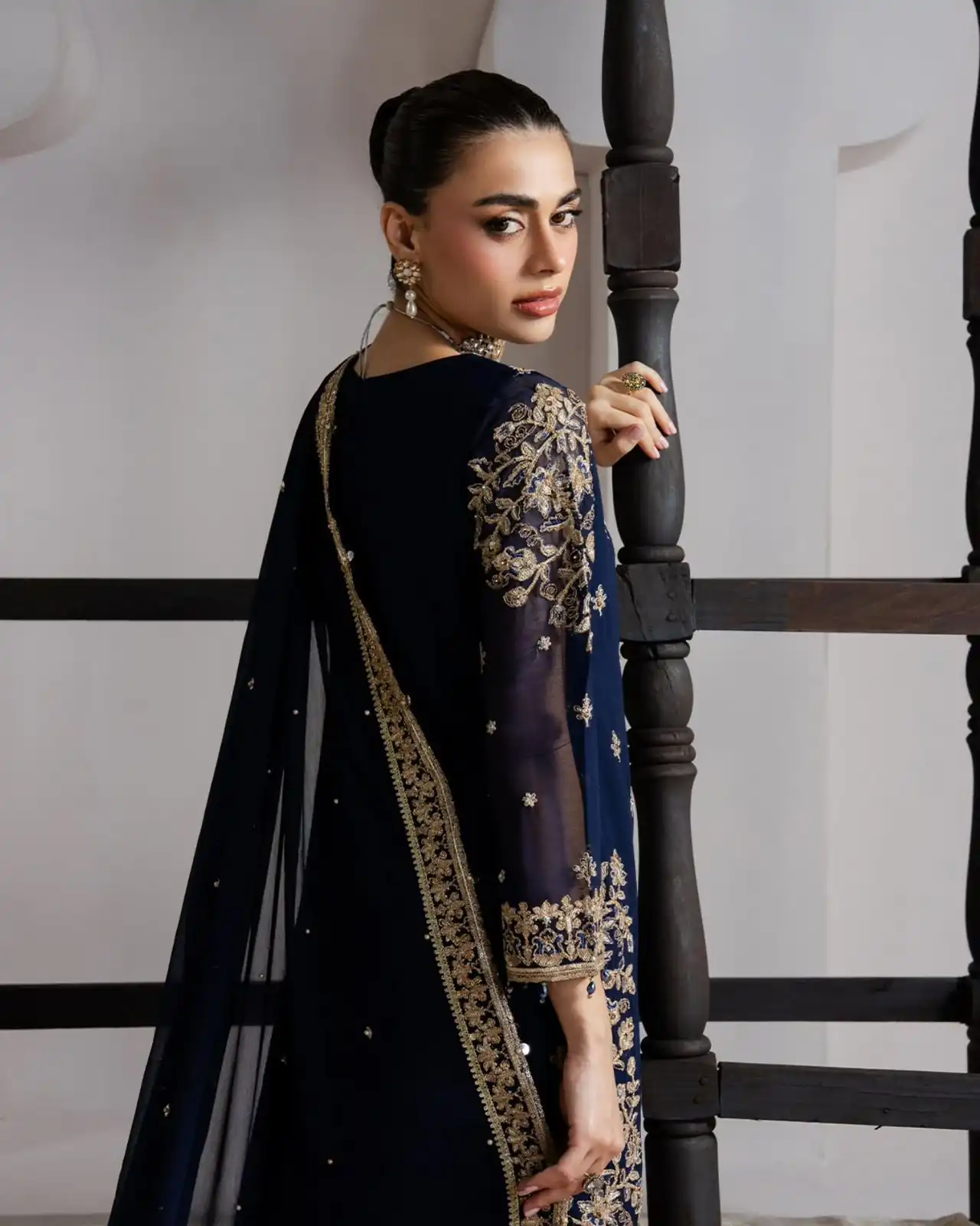 LG 2061 Navy Blue Organza Silk Salwar Suit with Embroidery Work. Exclusive Offer ₹2499. Delivery 4-6 Working Days. Shop now. | Jump Suits, Salwar suit, Casual Suits, Creative suits, Designer Suits, Palazzo Suits, Party Wear Suits, Patiala Suits, Straight Suits