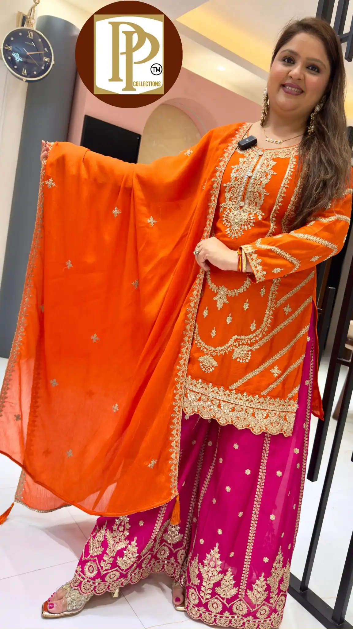 ND 5033 Orange Chinon Silk Salwar Suit with Embroidery Work & Lace Work. Affordable Price ₹2149. Delivery 4-6 Working Days. Shop now. | Jump Suits, Salwar suit, Casual Suits, Creative suits, Designer Suits, Palazzo Suits, Party Wear Suits, Patiala Suits, Straight Suits