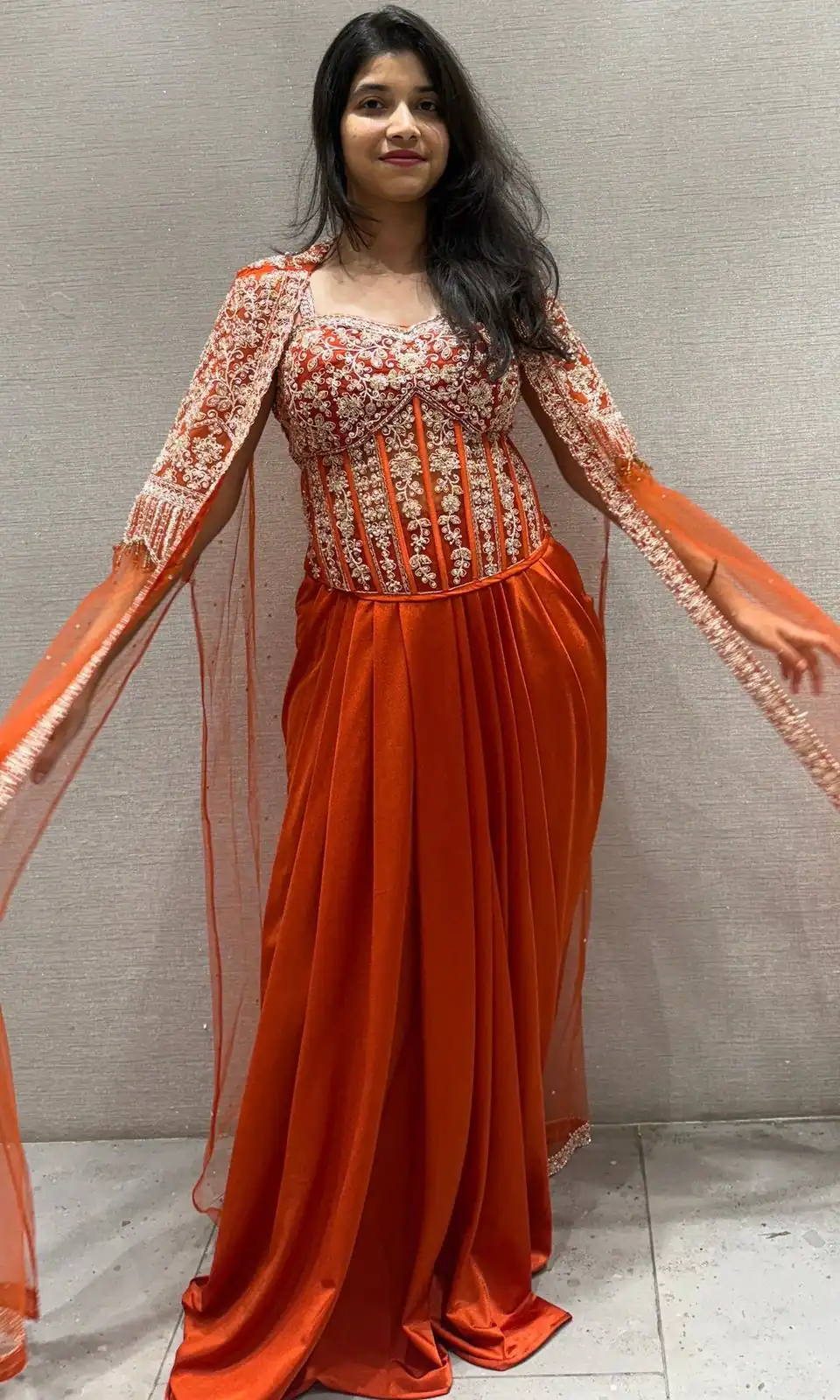 BB 45 Orange in Net Silk Sequins Work & Embroidery Work Dhoti Suit . Now at just ₹2399. Delivery 4-6 Working Days. Shop now. | Jump Suits, Salwar suit, Casual Suits, Creative suits, Designer Suits, Palazzo Suits, Party Wear Suits, Patiala Suits, Straight Suits