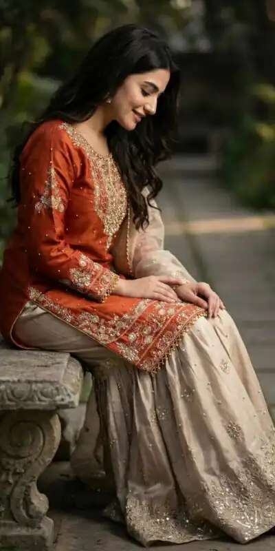 SR 1694 Orange Organza Silk Salwar Suit with Embroidery Work & Lace Work. Exclusive Offer ₹1999. Delivery 4-6 Working Days. Shop now. | Jump Suits, Salwar suit, Casual Suits, Creative suits, Designer Suits, Palazzo Suits, Party Wear Suits, Patiala Suits, Straight Suits