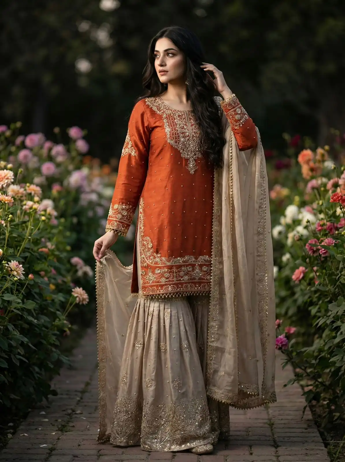 SR 1694 Orange Organza Silk Salwar Suit with Embroidery Work & Lace Work. Exclusive Offer ₹1999. Delivery 4-6 Working Days. Shop now. | Jump Suits, Salwar suit, Casual Suits, Creative suits, Designer Suits, Palazzo Suits, Party Wear Suits, Patiala Suits, Straight Suits