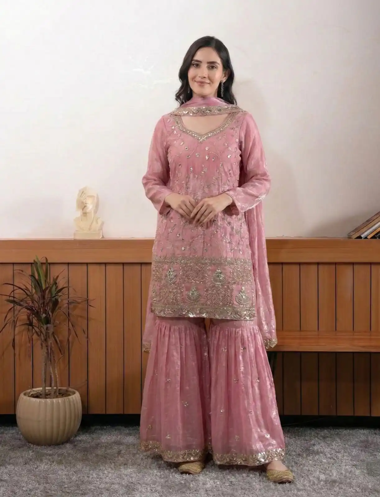 BE 440 Peach Fendy Salwar Suit With Embroidery Work & Bead Work. Exclusive Offer ₹2399. Delivery 4-6 Working Days. Shop now. | Jump Suits, Salwar suit, Casual Suits, Creative suits, Designer Suits, Palazzo Suits, Party Wear Suits, Patiala Suits, Straight Suits