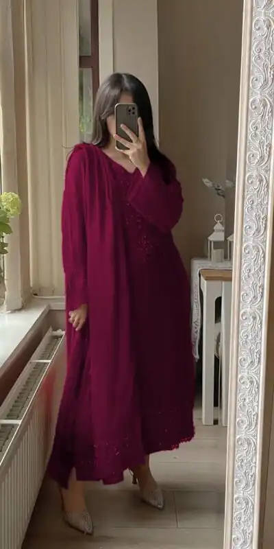 LG 2002 Pink Georgette With Embroidery Work Salwar Suit . Wedding, Party, Festive, Events, Affordable Price ₹1999. Delivery 4-6 Working Days. Shop now. | Jump Suits, Tops & Bottoms, Track Suits, Salwar suit, Casual Suits, Creative suits, Designer Suits, Palazzo Suits, Party Wear Suits, Patiala Suits, Straight Suits, Trendy Wear