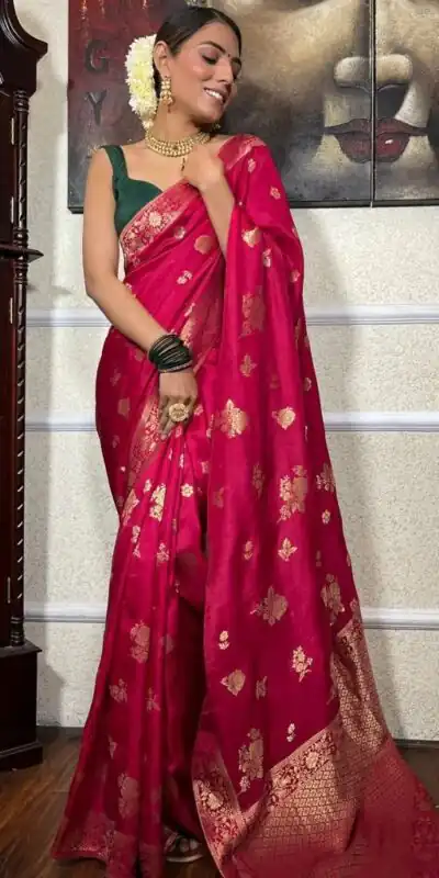 KPR 226 Pink Soft Lichi Silk Saree Perfect for Wedding, Party, Raksha Bandhan, Sangeet, Eid – . Get it for ₹1399. Delivery 4-6 Working Days. | Designer Sarees, Sarees, Bollywood Sarees, Creative Sarees, Embroidered Sarees, Ethnic Saree, Modern Digital sarees, Party Wear Sarees