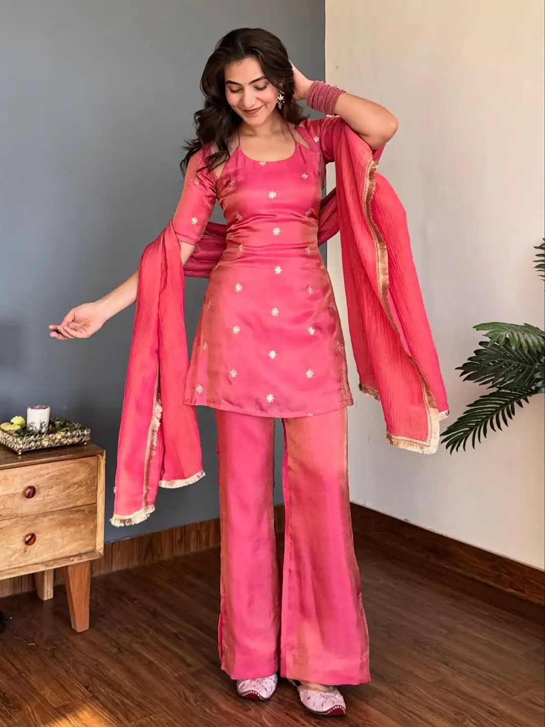 VLM 317 Pink NC Silk Salwar Suit with Lace Work & Embroidery Work. Festive Deal ₹1949. Delivery 4-6 Working Days. Shop now. | Jump Suits, Tops & Bottoms, Track Suits, Salwar suit, Casual Suits, Creative suits, Designer Suits, Palazzo Suits, Party Wear Suits, Patiala Suits, Straight Suits, Trendy Wear