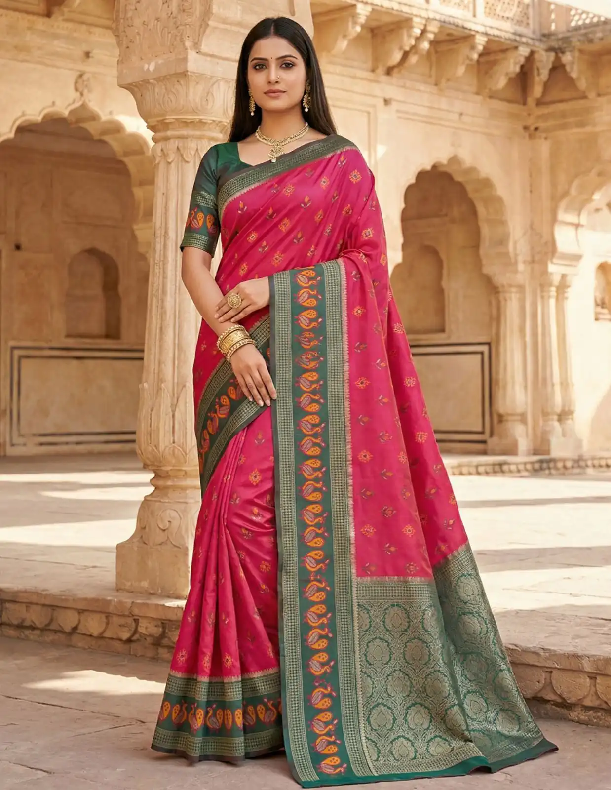 MB 6134 Pink in Color Pochampalli Silk Lace Work & Zari Work Saree . Get it for ₹2099. Delivery 4-6 Working Days. Shop now. | Designer Sarees, Sarees, Bollywood Sarees, Creative Sarees, Embroidered Sarees, Ethnic Saree, Modern Digital sarees, Party Wear Sarees